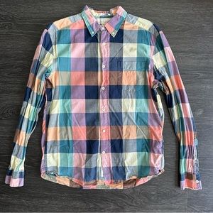 Men’s Plaid Button Down - Medium